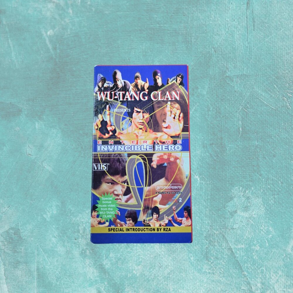 Vintage Wu-Tang Clan Presents: Enter the Invincible Hero VHS – Kung Fu/Hip-Hop